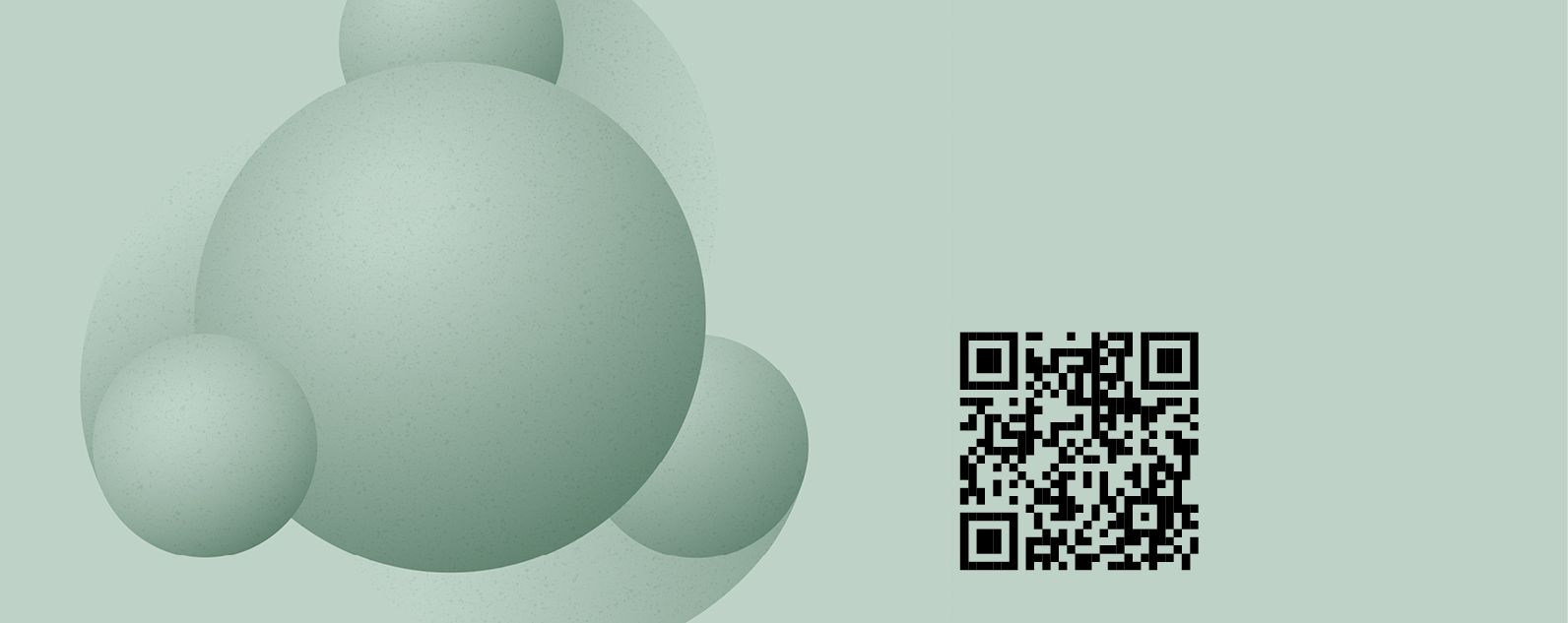 Das Bild stellt Zellen da und enthält einen QR Code zum Therapiebereich Stoffwechsel.